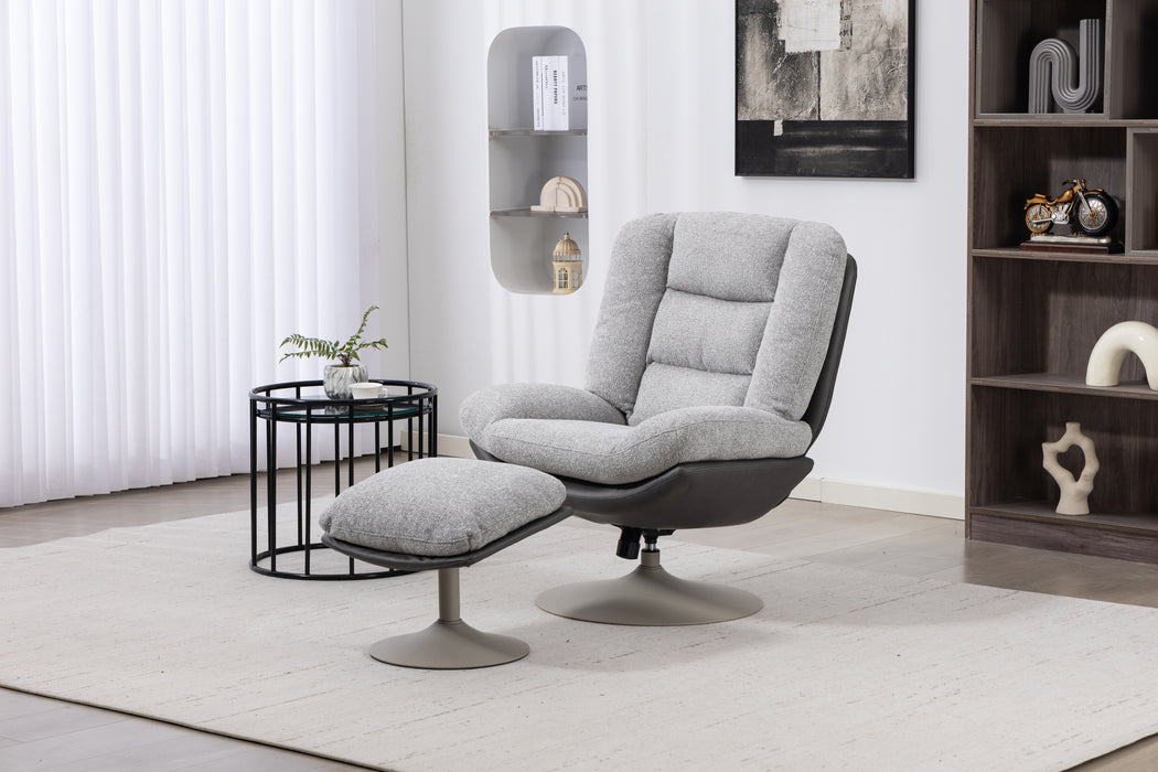Polar Swivel Chair with Stool