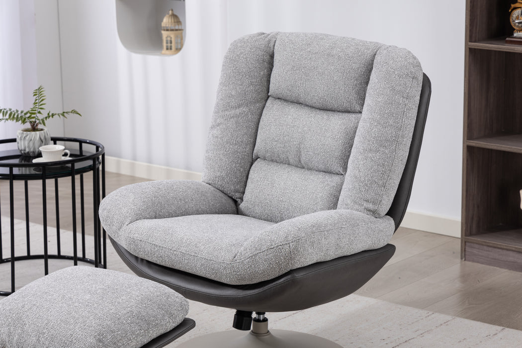 Polar Swivel Chair with Stool