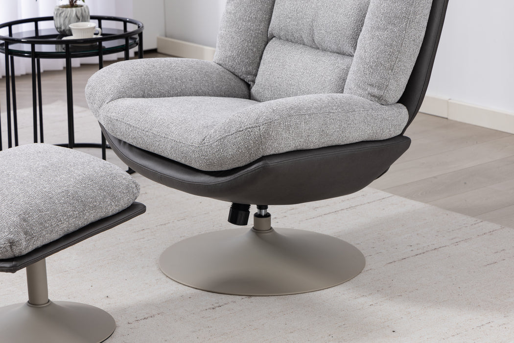 Polar Swivel Chair with Stool