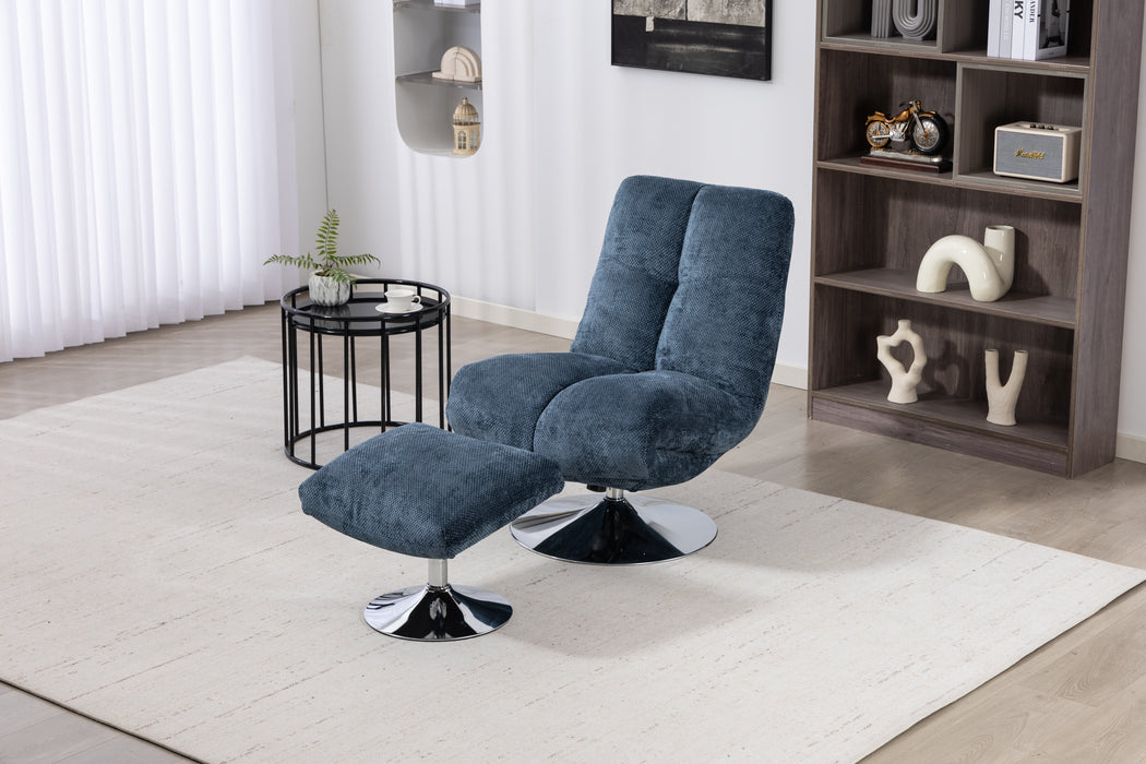 Pulse Swivel Chair with Stool
