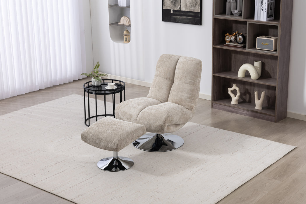 Pulse Swivel Chair with Stool