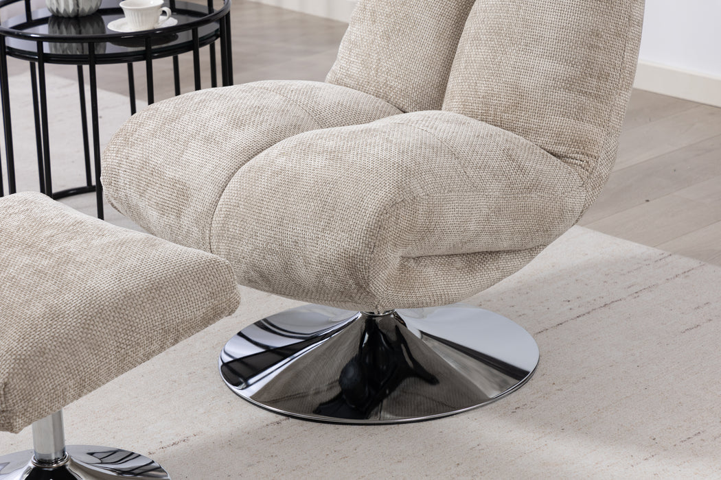 Pulse Swivel Chair with Stool