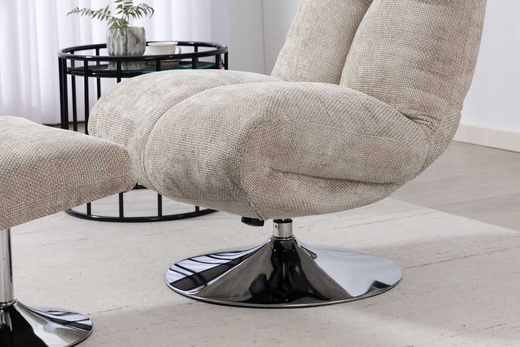 Pulse Swivel Chair with Stool