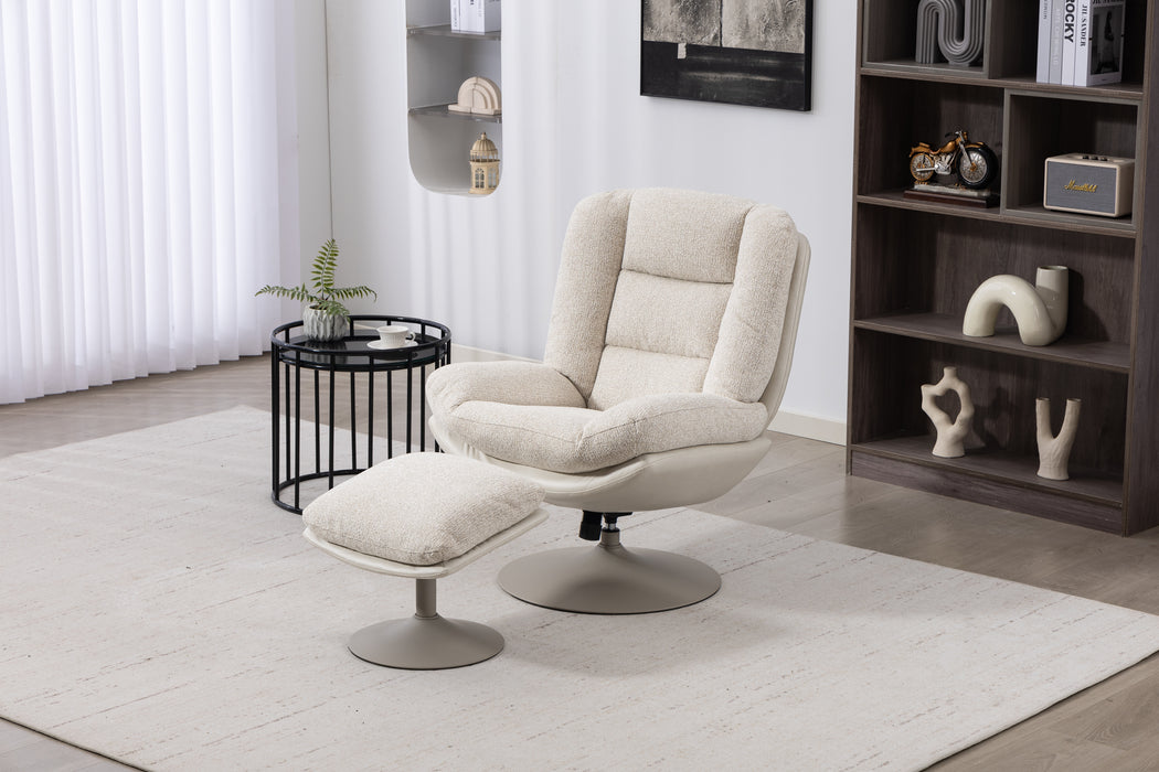 Polar Swivel Chair with Stool