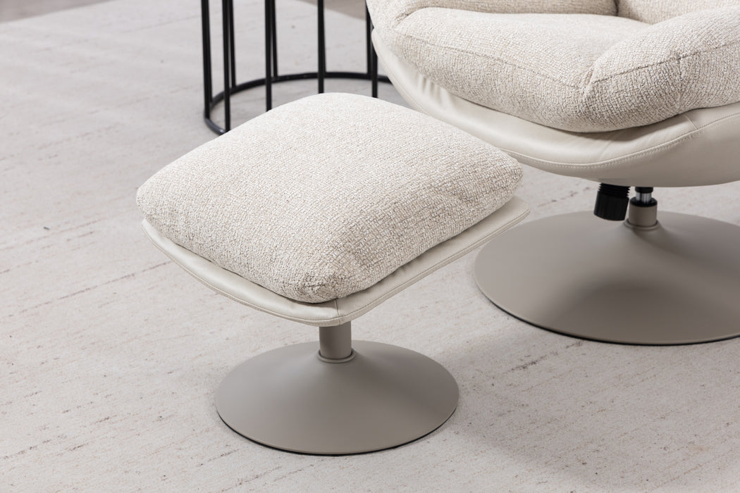 Polar Swivel Chair with Stool