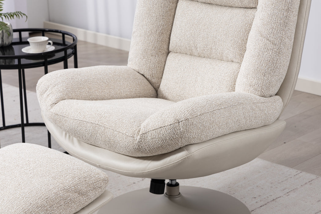 Polar Swivel Chair with Stool