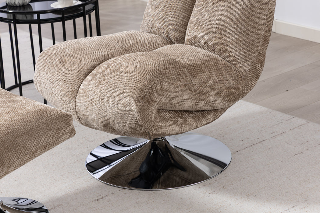 Pulse Swivel Chair with Stool