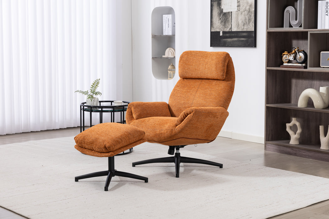 Cosmo Swivel Chair with Stool