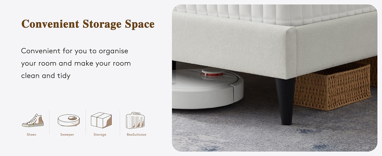 Pearl Fabric Bed