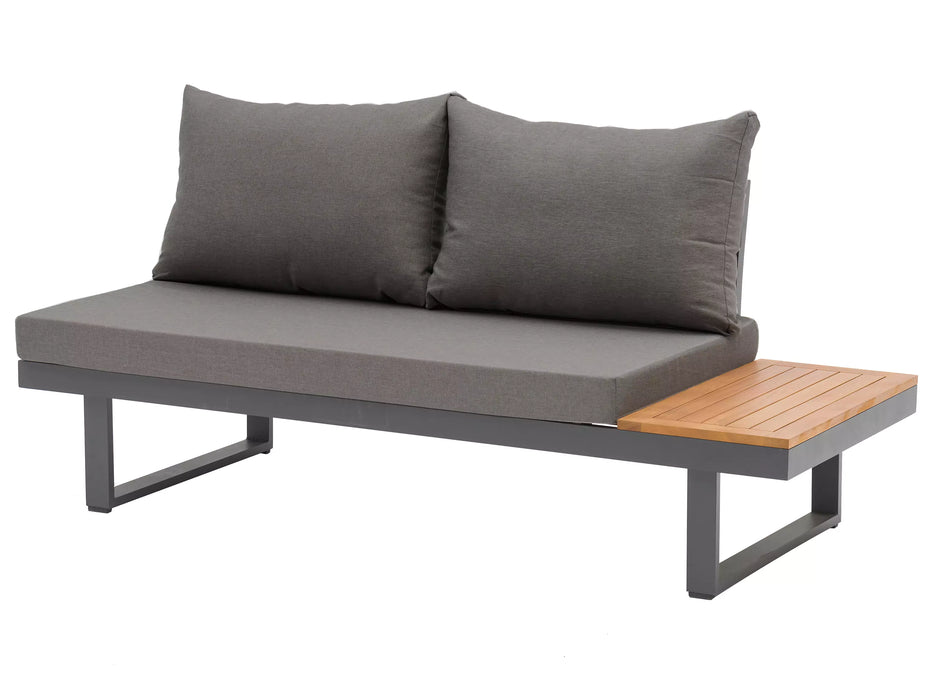 Canary 6 Seater Outdoor Reversible Chaise Lounge Setting with Coffee Table