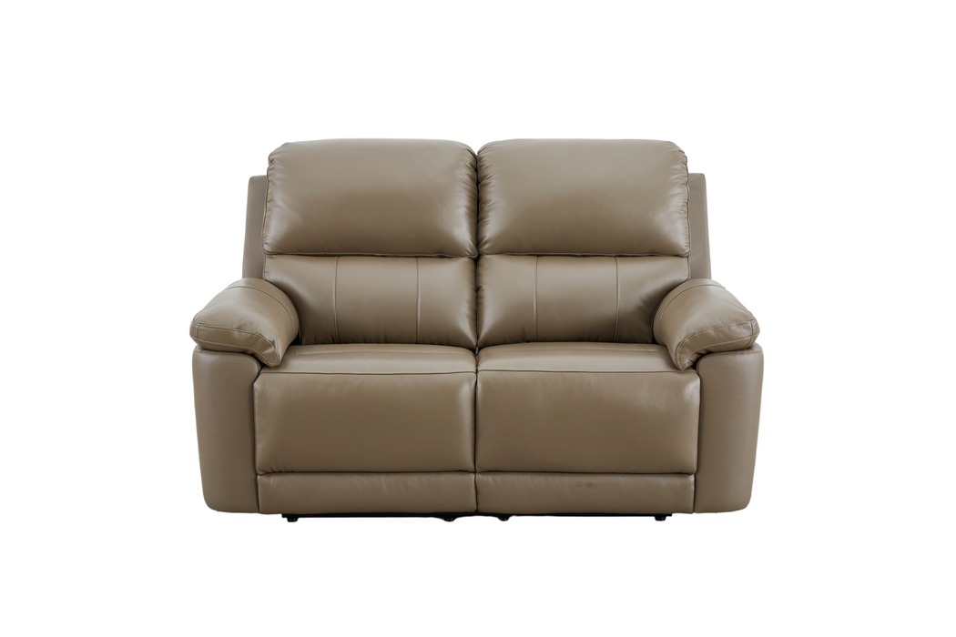 Angelo Electric Recliner Leather Lounge Suite