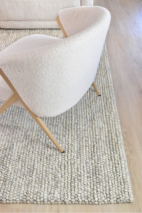 Allure Silver Mist Wool Rug