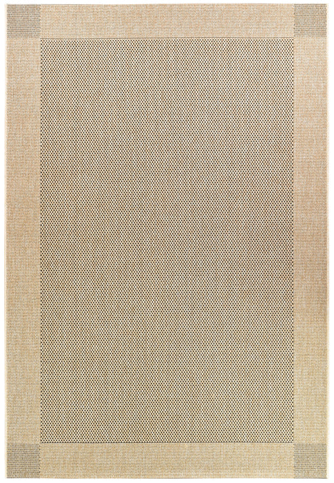 Outdoor Sisal Sand Black Rug 3900-820