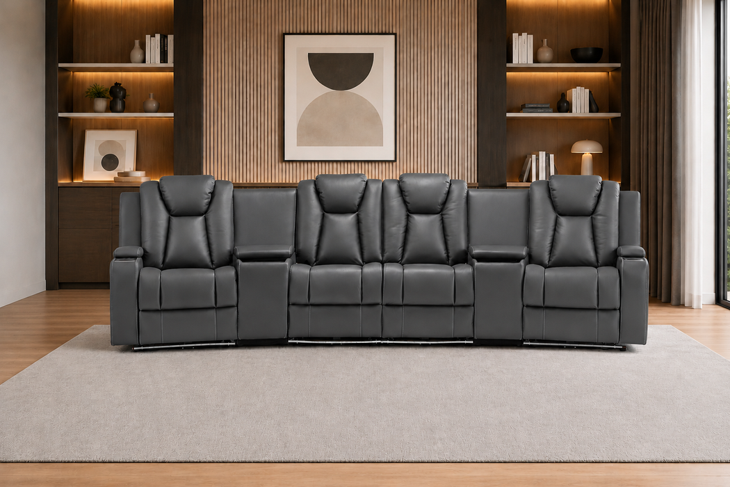 Arena Fabric Electric Recliner Lounge