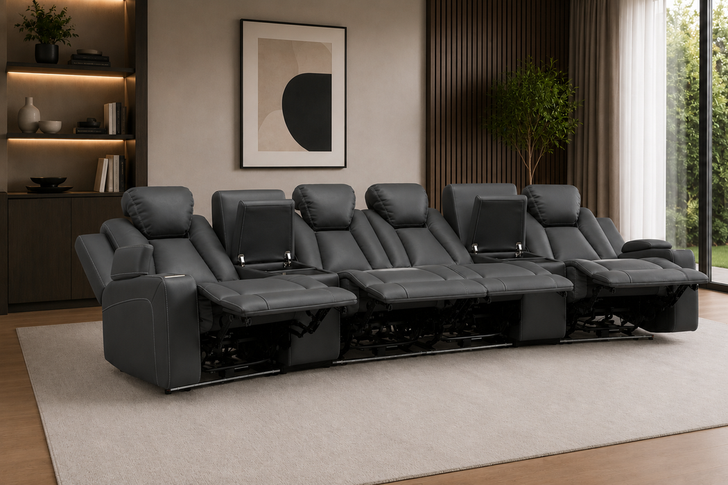 Arena Fabric Electric Recliner Lounge