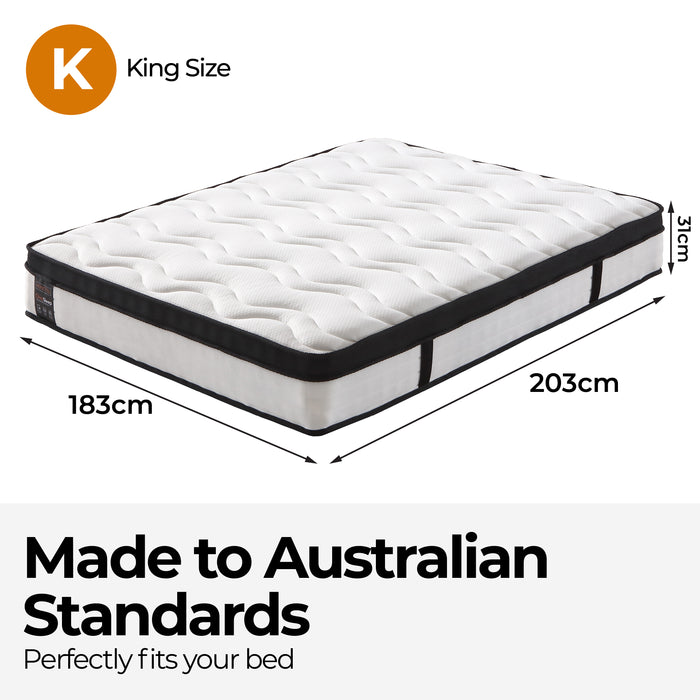 ChiroSleep 5-Zone Orthopaedic Euro Top Pocket Spring Mattress