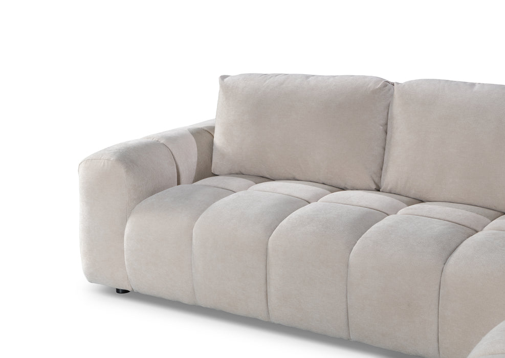 Desmond 5 Seater Fabric Chaise Modular