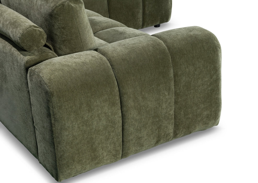 Desmond 5 Seater Fabric Chaise Modular