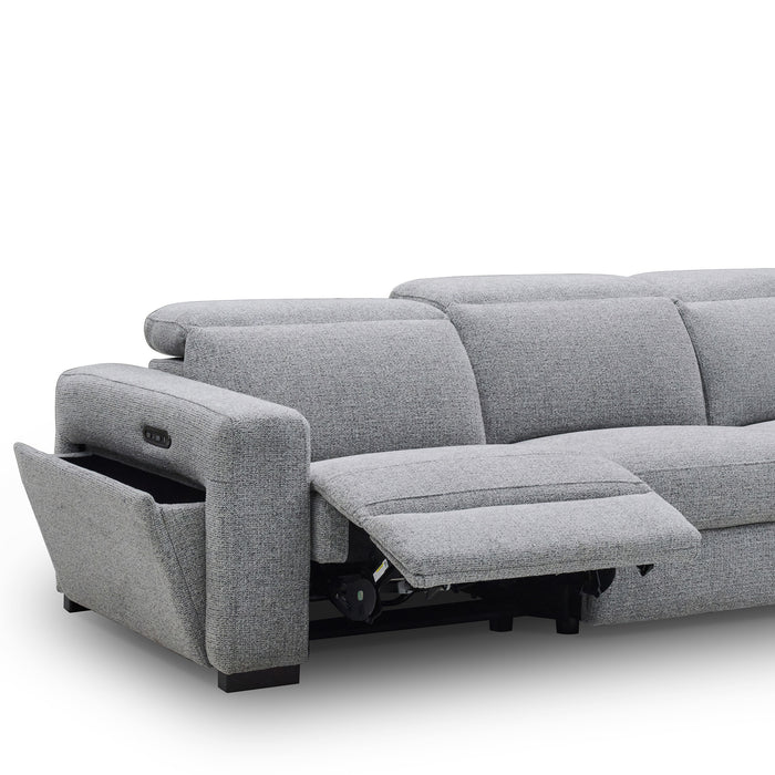 Transdale 5 Seater Fabric Electric Lounge