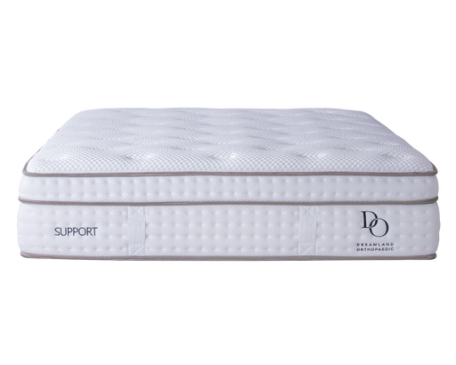 Mattress with 'DreamCloud' branding on a white background