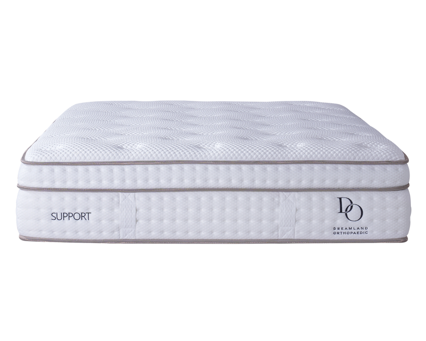 Mattress with 'DreamCloud' branding on a white background