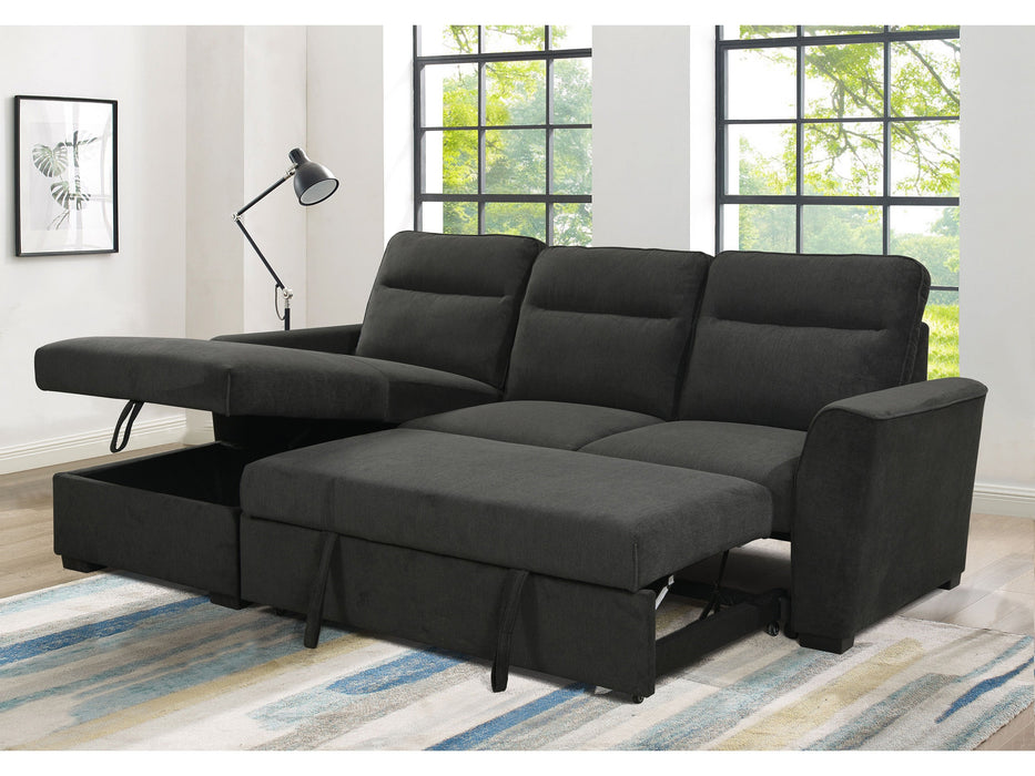 Belino 3 Seater Pull Out Sofabed with Reversible Chaise + Storage