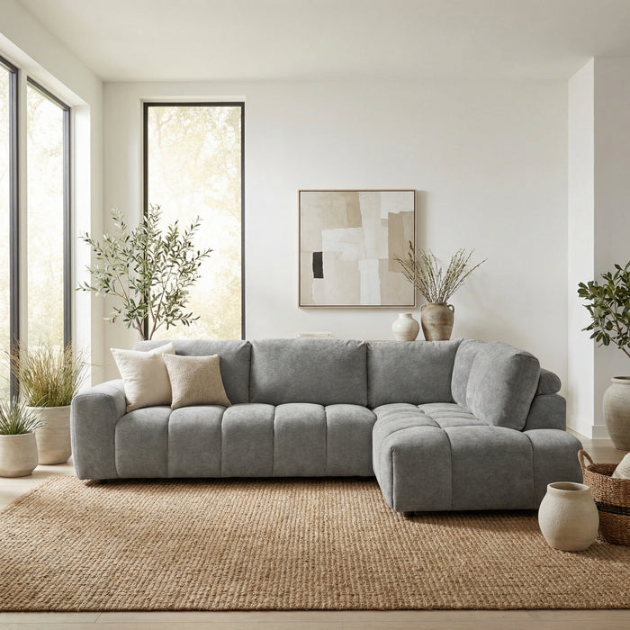 Desmond 5 Seater Fabric Chaise Modular
