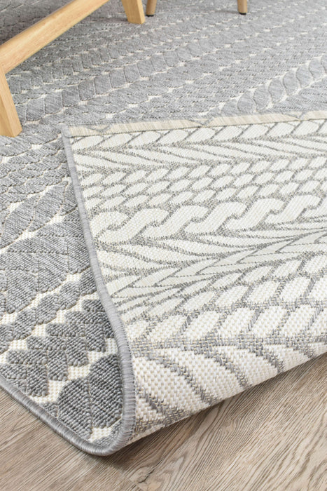 Fenix Grey White Rug 20469-302