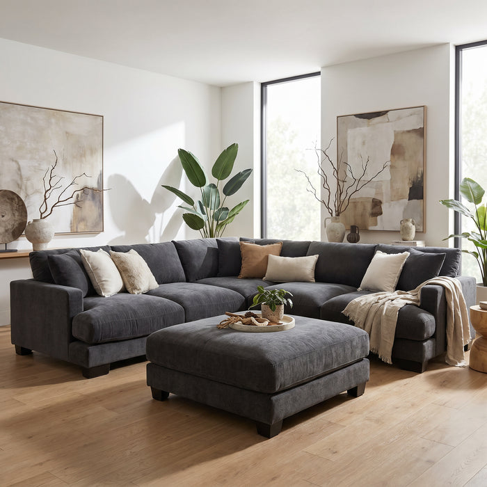 Radcliffe Fabric Chaise & Modular