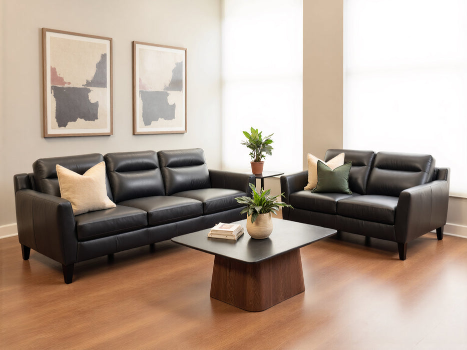 Kansas Leather Lounge Suite