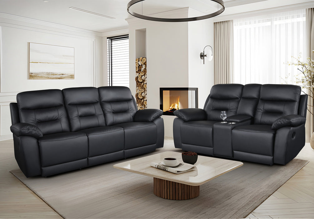 Linden Leather Recliner Lounge Suite
