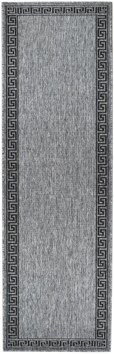 Alaska Grey Black Rug 7781-DM9E Runner
