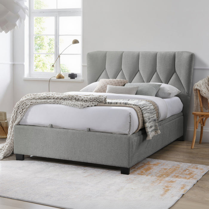 Leona Fabric Storage Lift Bed