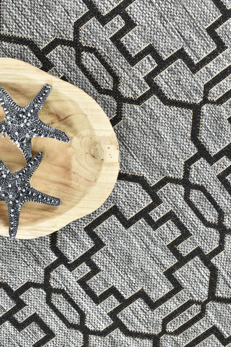 Alaska Grey Black Rug 208-DM9E