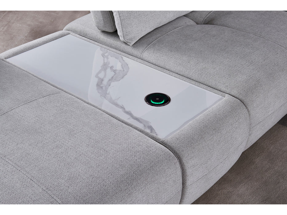 Pokhara 3 Seater Fabric Chaise Modular
