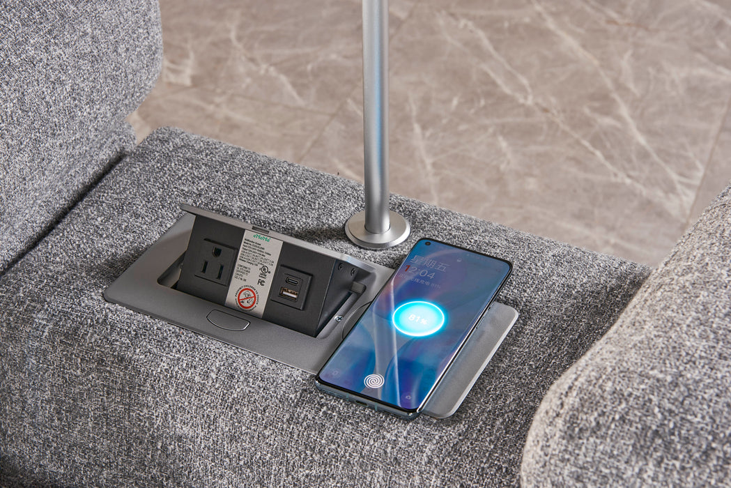 Kavala Fabric Electric Home Theatre Lounge