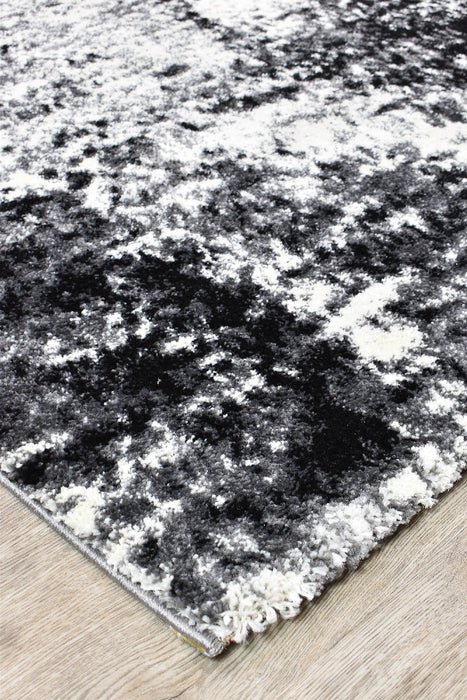 Dahlia 651 Black White Rug