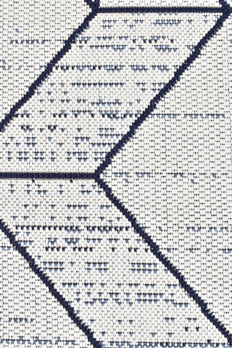 Iris White Blue Rug 47277-396