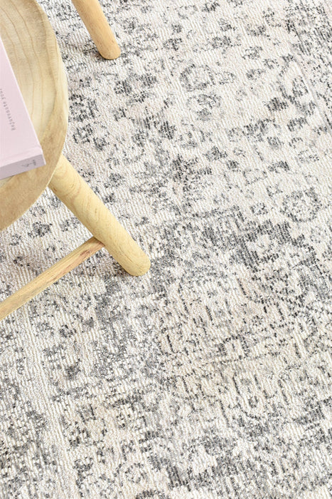 Medina Grey Runner Rug 0321B