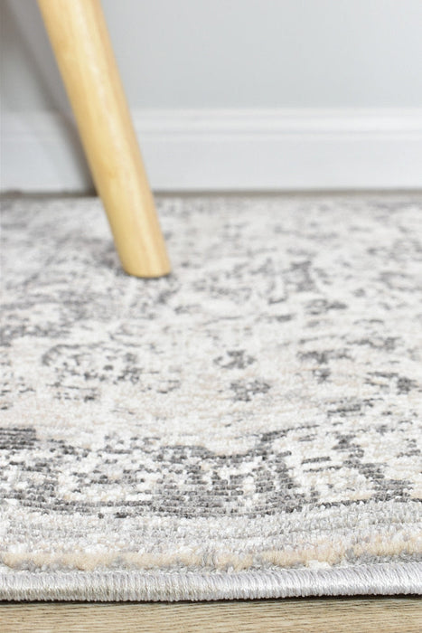 Medina Grey Runner Rug 0321B