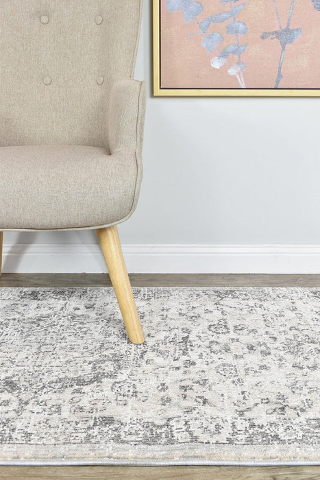 Medina Grey Runner Rug 0321B