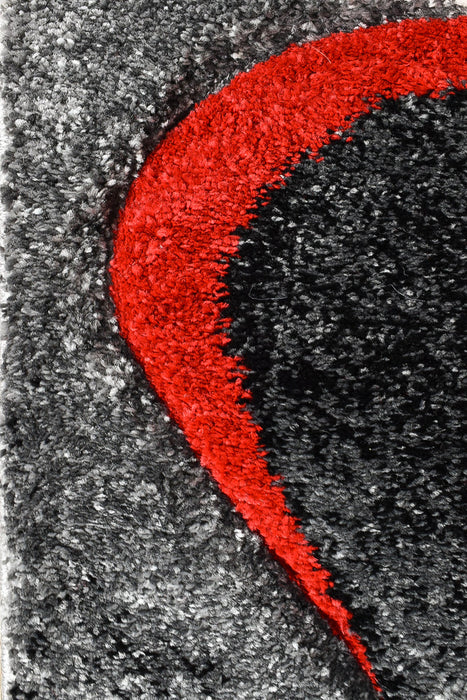 Millard 37 Dark Grey Red Runner