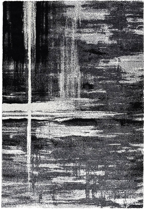 Millard 347 Light Grey Dark Grey Rug