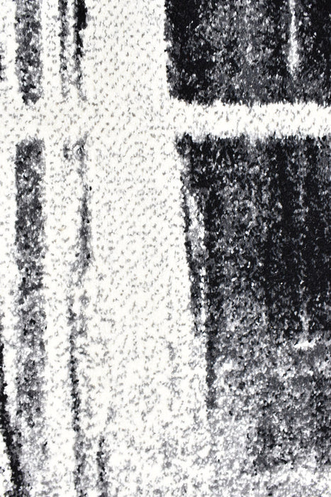 Millard 347 Light Grey Dark Grey Rug