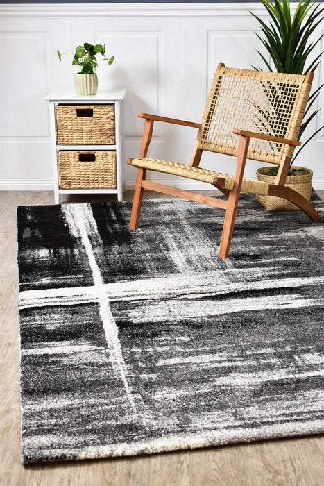 Millard 347 Light Grey Dark Grey Rug