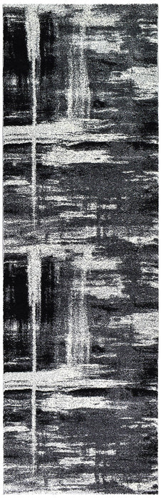 Millard 347 Light Grey Dark Grey Rug