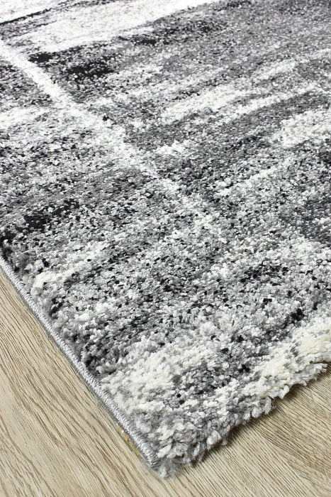 Millard 347 Light Grey Dark Grey Rug