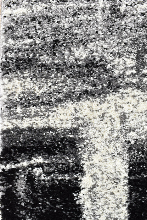 Millard 347 Light Grey Dark Grey Rug