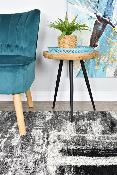 Millard 347 Light Grey Dark Grey Rug