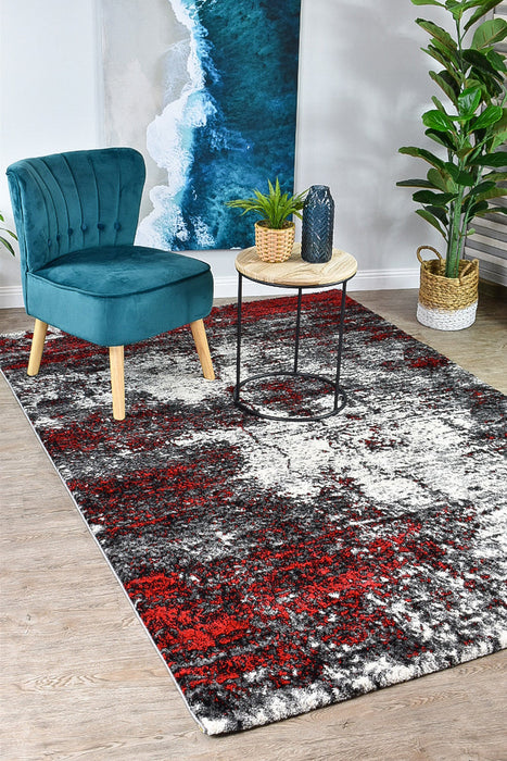 Millard 651 White Red Rug